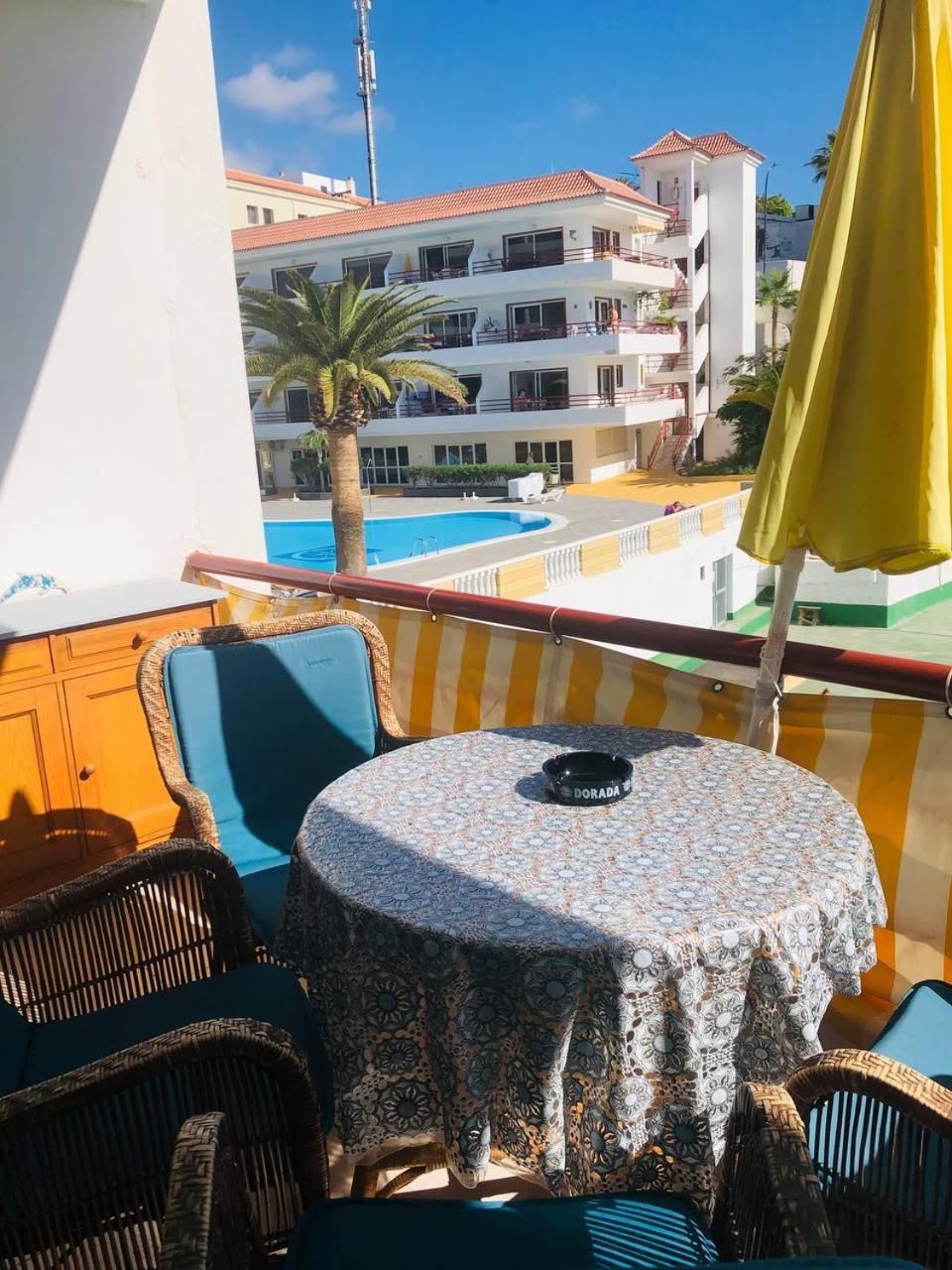 First Line Beach Apartment With Ocean View La Arena Пуерто-де-Сантьяго Екстер'єр фото