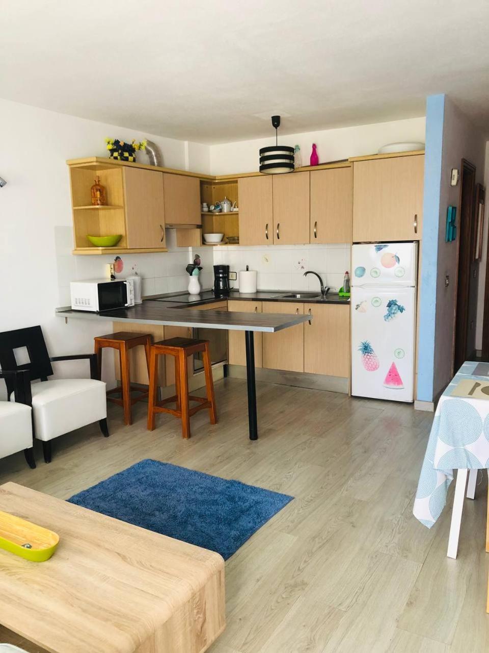 First Line Beach Apartment With Ocean View La Arena Пуерто-де-Сантьяго Екстер'єр фото